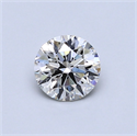 Diamante Natural 0.53 quilates, Redondo , Color J, claridad SI1 y certificado GIA