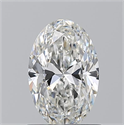 Natural Diamond 1.01 Carats, Oval with  Cut, G Color, IF Clarity and Certified by GIA