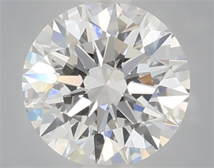 Picture of Lab Grown Diamond 1.07 Carats, Round with Ideal Cut, D Color, VVS2 Clarity and Certified by IGI