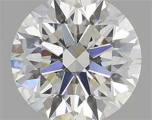 Picture of Natural Diamond 0.71 Carats, Round with Excellent Cut, H Color, VVS2 Clarity and Certified by GIA