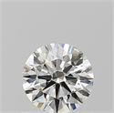 Natural Diamond 0.55 Carats, Round with Excellent Cut, J Color, VVS2 Clarity and Certified by GIA