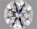 Natural Diamond 0.70 Carats, Round with Excellent Cut, D Color, VVS1 Clarity and Certified by GIA