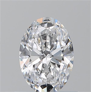 Picture of Natural Diamond 0.70 Carats, Oval with  Cut, D Color, VS2 Clarity and Certified by GIA