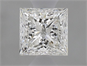 Diamante Natural 0.50 quilates, Princesa , Color H, claridad IF y certificado GIA