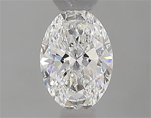 Foto Diamante Natural 0.50 quilates, Ovalado , Color E, claridad VS1 y certificado GIA de