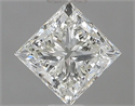 Natural Diamond 0.80 Carats, Princess with  Cut, I Color, VVS1 Clarity and Certified by IGI
