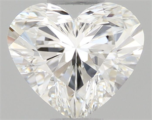 Picture of Natural Diamond 0.56 Carats, Heart with  Cut, G Color, VVS1 Clarity and Certified by GIA