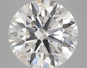 Picture of Lab Grown Diamond 5.25 Carats, Round with Ideal Cut, F Color, SI1 Clarity and Certified by IGI