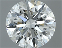 Natural Diamond 0.51 Carats, Round with Excellent Cut, G Color, IF Clarity and Certified by IGI