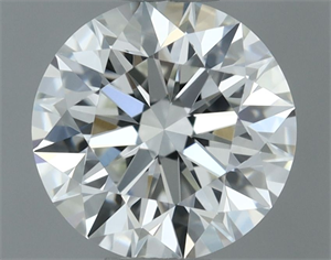 Picture of Natural Diamond 0.51 Carats, Round with Excellent Cut, G Color, IF Clarity and Certified by IGI