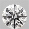 Lab Grown Diamond 1.51 Carats, Round with Ideal Cut, E Color, VVS2 Clarity and Certified by IGI