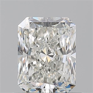 Picture of Natural Diamond 0.90 Carats, Radiant with  Cut, H Color, VS1 Clarity and Certified by GIA