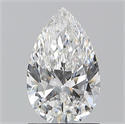 Natural Diamond 1.21 Carats, Pear with  Cut, E Color, VVS2 Clarity and Certified by GIA