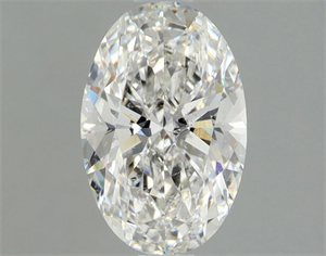 Foto Diamante Natural 1.02 quilates, Ovalado , Color F, claridad SI2 y certificado GIA de