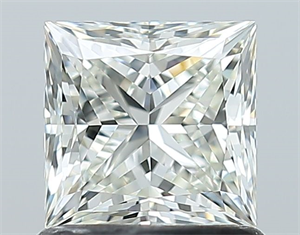 Picture of Natural Diamond 1.01 Carats, Princess with  Cut, H Color, VVS1 Clarity and Certified by IGI