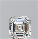 Diamante Natural 1.01 quilates, Asscher , Color I, claridad VVS1 y certificado GIA