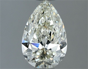 Picture of Natural Diamond 1.00 Carats, Pear with  Cut, J Color, SI1 Clarity and Certified by IGI