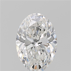 Picture of Natural Diamond 1.20 Carats, Oval with  Cut, E Color, SI1 Clarity and Certified by GIA