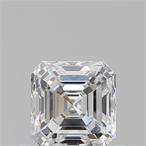 Picture of Natural Diamond 0.50 Carats, Asscher with  Cut, G Color, VVS2 Clarity and Certified by GIA
