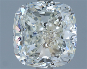 Picture of Natural Diamond 2.50 Carats, Cushion with  Cut, K Color, SI2 Clarity and Certified by GIA