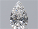 Natural Diamond 0.75 Carats, Pear with  Cut, G Color, IF Clarity and Certified by GIA