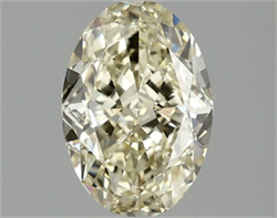 Picture of Lab Grown Diamond 2.05 Carats, Oval with  Cut, Fancy Intense Yellow Color, VS1 Clarity and Certified by IGI