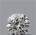 Natural Diamond 0.43 Carats, Round with Excellent Cut, F Color, VS2 Clarity and Certified by IGI