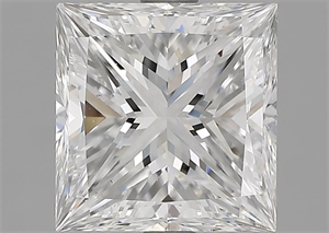 Picture of Natural Diamond 1.90 Carats, Princess with  Cut, E Color, VS2 Clarity and Certified by GIA