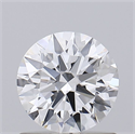 Lab Grown Diamond 0.81 Carats, Round with Ideal Cut, D Color, VVS2 Clarity and Certified by IGI