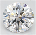Lab Grown Diamond 3.00 Carats, Round with Ideal Cut, D Color, IF Clarity and Certified by IGI