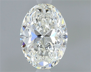 Picture of Natural Diamond 0.50 Carats, Oval with  Cut, H Color, VVS2 Clarity and Certified by GIA