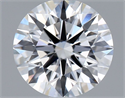 Del inventario de diamantes de laboratorio, 1.07 quilates, Redondo , Color F, claridad VVS2 y certificado IGI