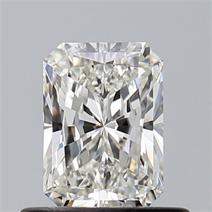 Picture of Natural Diamond 0.60 Carats, Radiant with  Cut, H Color, VVS2 Clarity and Certified by GIA