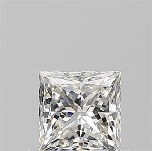 Picture of Natural Diamond 0.60 Carats, Princess with  Cut, I Color, VS1 Clarity and Certified by GIA