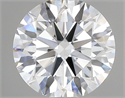 Lab Grown Diamond 1.00 Carats, Round with Ideal Cut, D Color, VVS2 Clarity and Certified by IGI