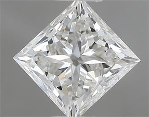 Picture of Natural Diamond 0.70 Carats, Princess with  Cut, G Color, VVS1 Clarity and Certified by IGI