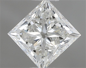 Picture of Natural Diamond 0.70 Carats, Princess with  Cut, G Color, VVS1 Clarity and Certified by IGI