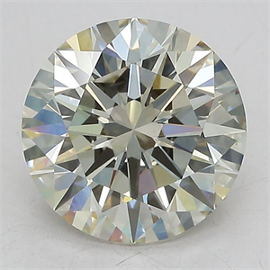 Picture of Lab Grown Diamond 3.07 Carats, Round with Excellent Cut, J Color, VS1 Clarity and Certified by IGI