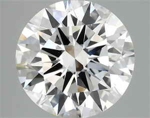 Picture of Lab Grown Diamond 2.90 Carats, Round with Ideal Cut, F Color, VS2 Clarity and Certified by IGI