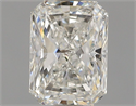 Natural Diamond 0.71 Carats, Radiant with  Cut, G Color, SI2 Clarity and Certified by GIA