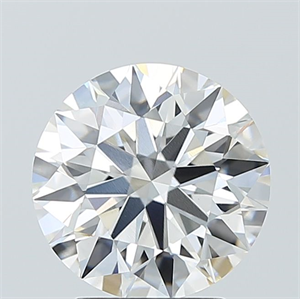 Picture of Lab Grown Diamond 3.02 Carats, Round with Ideal Cut, F Color, VVS2 Clarity and Certified by IGI