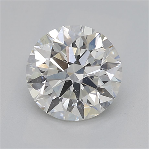 Picture of Natural Diamond 1.20 Carats, Round with Excellent Cut, I Color, SI2 Clarity and Certified by GIA