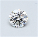 Diamante Natural 0.54 quilates, Redondo , Color D, claridad SI1 y certificado GIA
