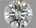 Natural Diamond 0.91 Carats, Round with Excellent Cut, H Color, SI1 Clarity and Certified by GIA