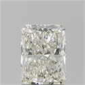 Natural Diamond 1.51 Carats, Radiant with  Cut, K Color, SI1 Clarity and Certified by GIA