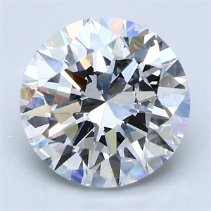 Picture of Natural Diamond 3.01 Carats, Round with Excellent Cut, F Color, SI2 Clarity and Certified by GIA