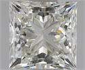 Natural Diamond 1.70 Carats, Princess with  Cut, H Color, VS1 Clarity and Certified by IGI