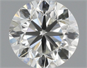 Natural Diamond 0.70 Carats, Round with Very Good Cut, G Color, VVS1 Clarity and Certified by IGI