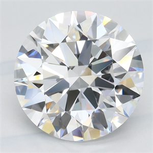 Picture of Lab Grown Diamond 2.31 Carats, Round with Ideal Cut, D Color, IF Clarity and Certified by IGI