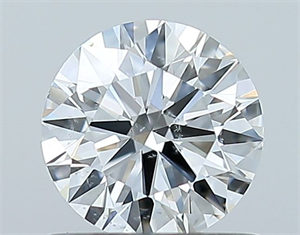 Picture of Natural Diamond 0.72 Carats, Round with Excellent Cut, F Color, SI1 Clarity and Certified by GIA